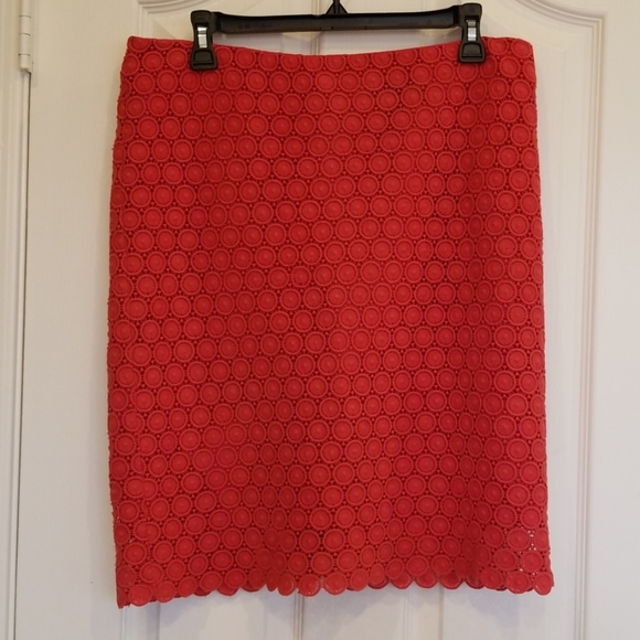 Coral Crocheted Skirt - Picture 1 of 8